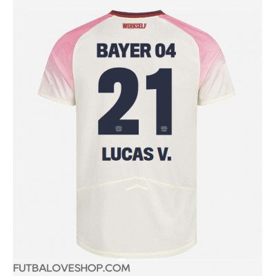 Dres Bayer Leverkusen Lucas Vazquez #21 Preč 2025-26 Krátky Rukáv Dres Bayer Leverkusen Lucas Vazquez #21 Preč 2025-26 Krátky Rukáv